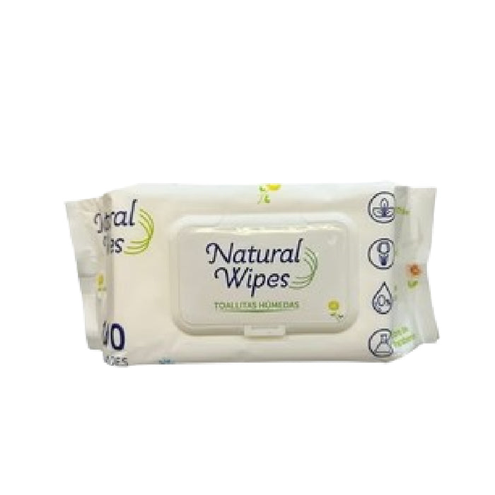 TOALLITAS HUMEDAS NATURAL WIPES 100U