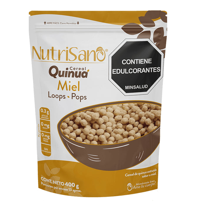 CEREAL QUINUA NUTRISANO 400G POP MIEL