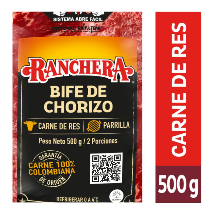 BIFE DE CHORIZO 500G RANCHERA