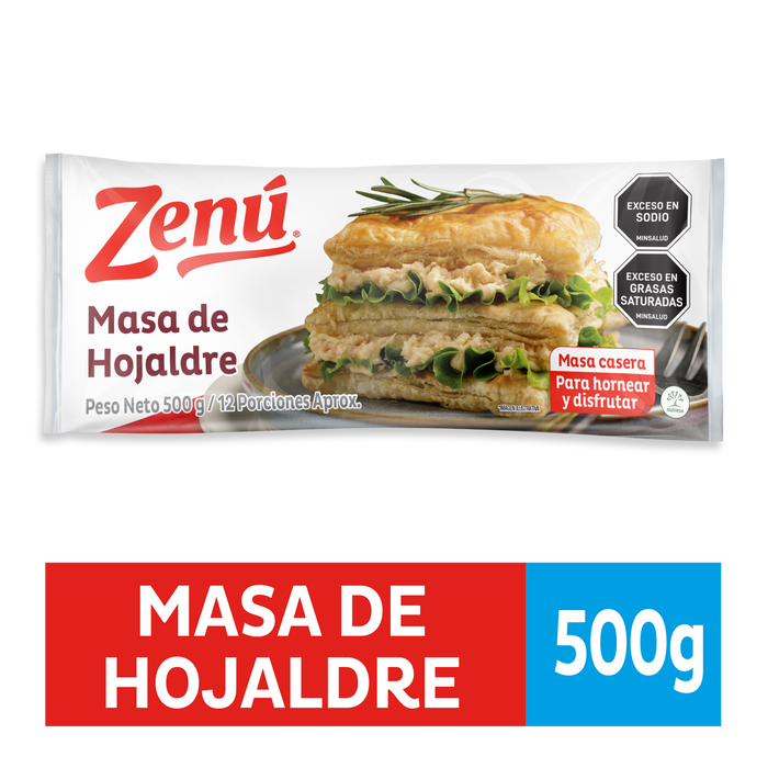 MASA DE HOJALDRE ZENÚ 500G