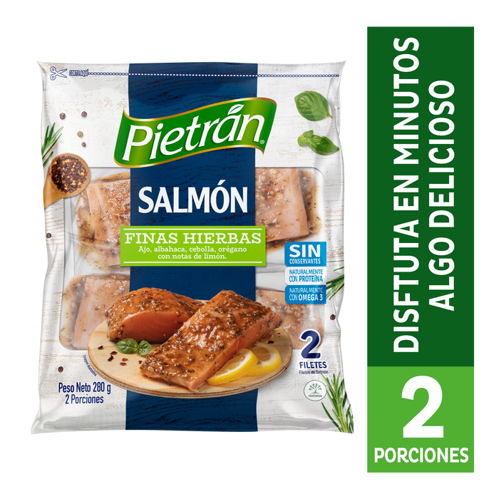 SALMON PIETRAN 2U 280G FINAS HIERBAS