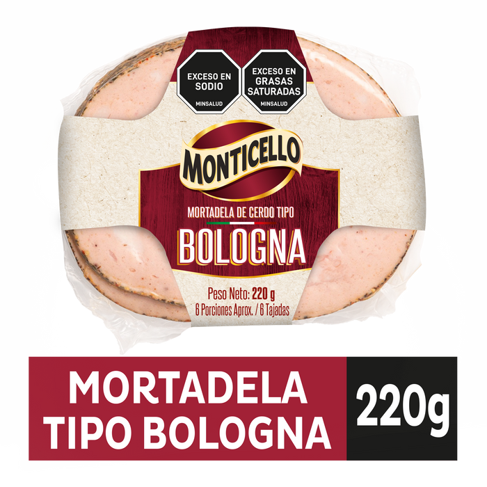 MORTADELA BOLOGNA MONTICELLO 220G N