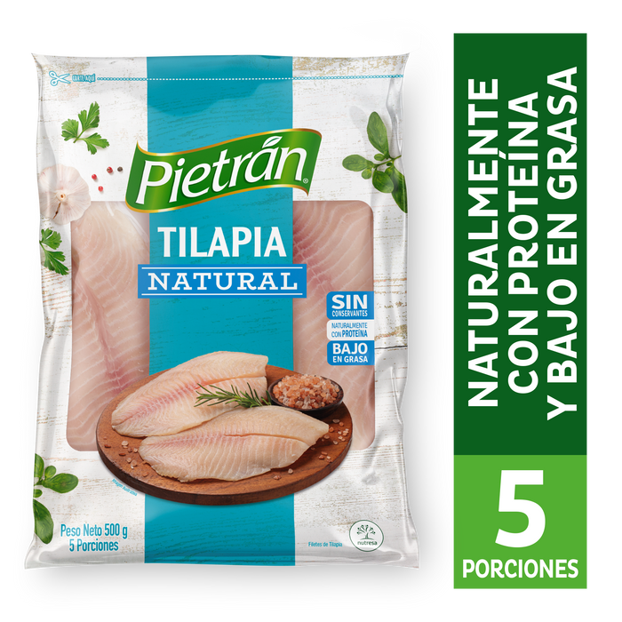 TILAPIA PIETRAN 500G NATURAL