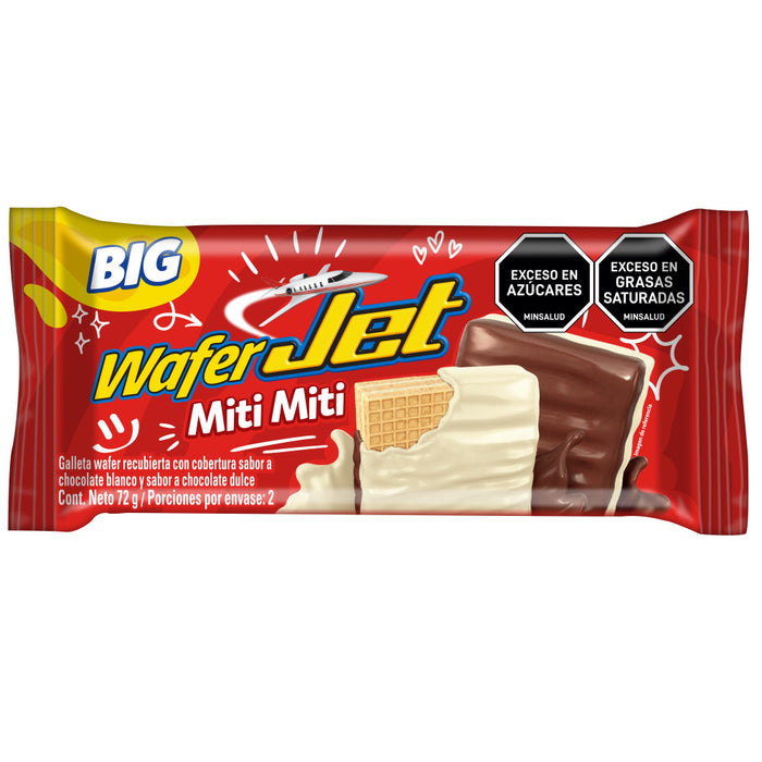 GALLETA JET 72G BIGWAFER MITI MITI