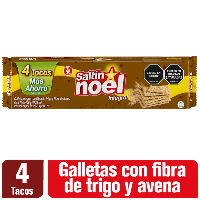 GALLETA SALTINNOEL 4TAC INTEGRAL P.E