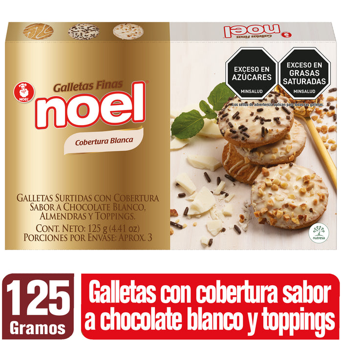 GALLETA NOEL GF Surtido Blanco Pl. 125g