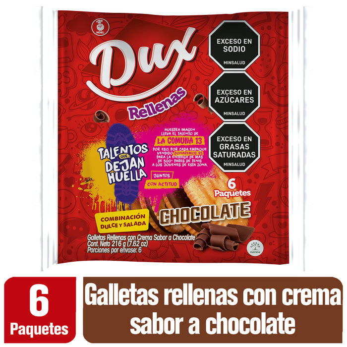 GALLETAS DUX RELLENA CHOCOLATE