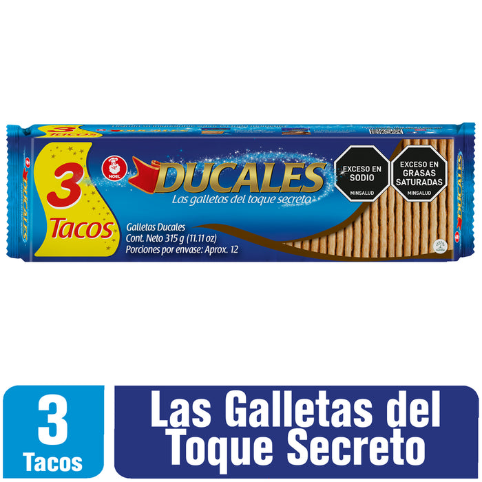 GALLETA DUCALES NOEL 315G 3 TACOS