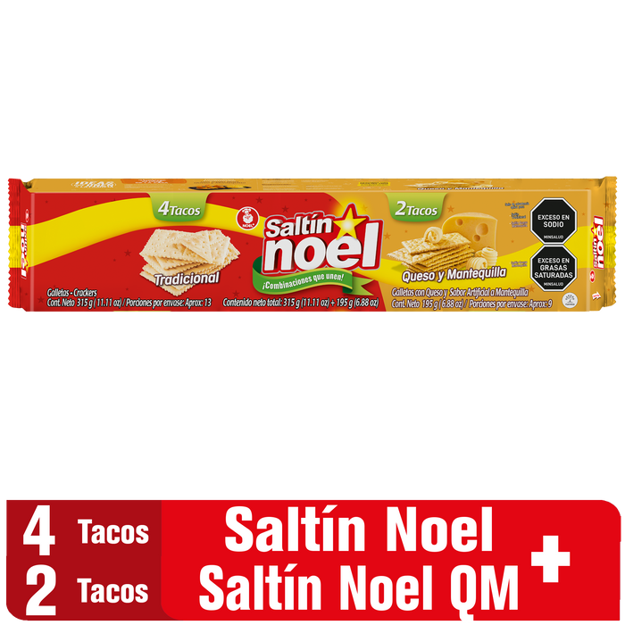 GALLETA SALTIN NOEL 4TAC + 2TAC Q/MANTE