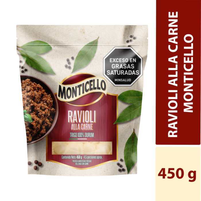 RAVIOLI ALLA CARNE 450G MONTICIELLO