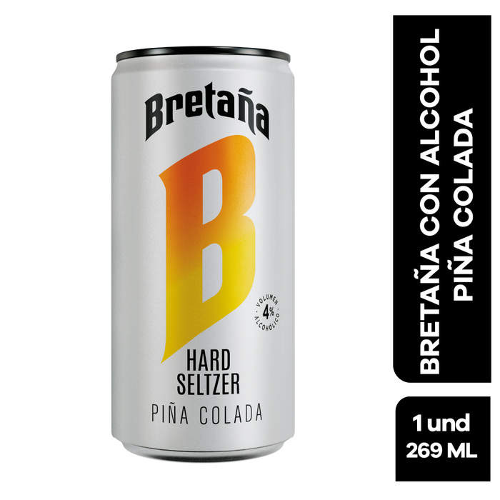 BRETAÑA HARD SELTZER 269ML PIÑA COLADA