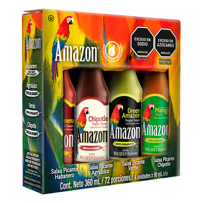 SALSA AMAZON 4PACK ESPANOL