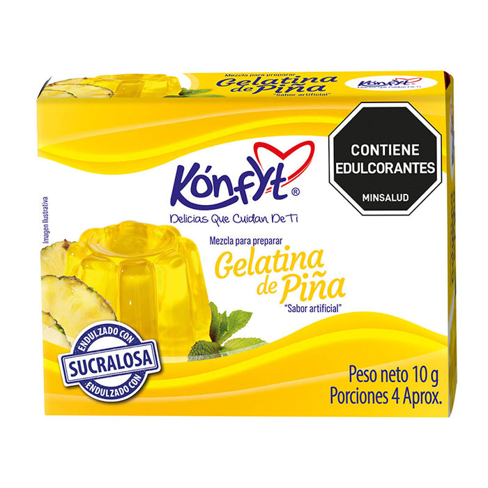 GELATINA KONFYT 6PORCIONES PINA