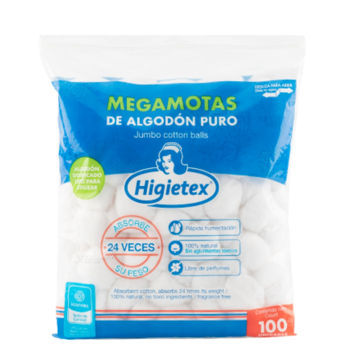 MEGAMOTAS HIGIETEX 100U