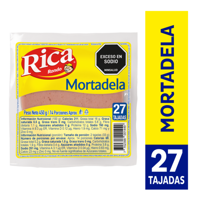 MORTADELA RICA 450G