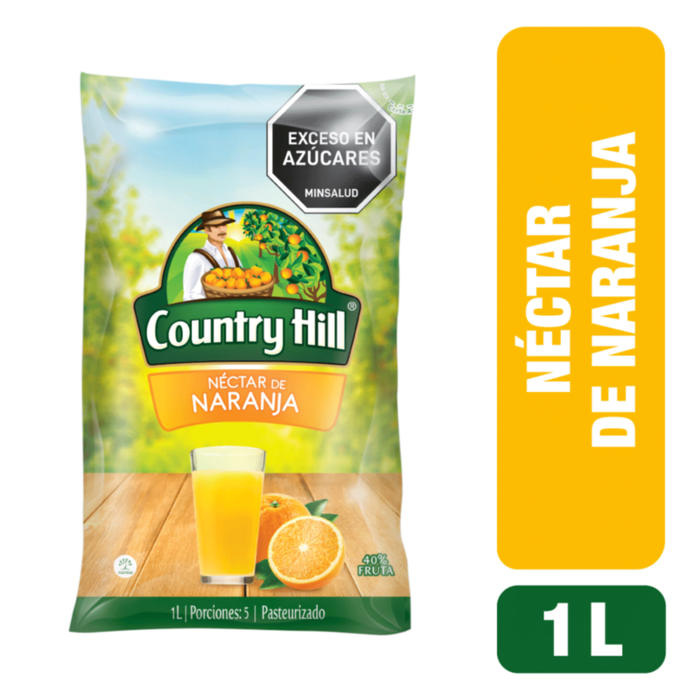 NECTAR COUNTRY HILL 1000ML NARANJA