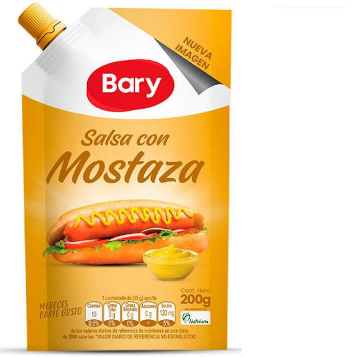 SALSA MOSTAZA BARY 1000G DOY PACK