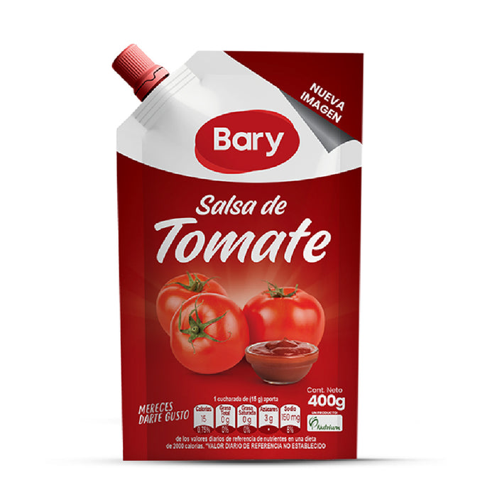 SALSA TOMATE BARY 400G TAPON