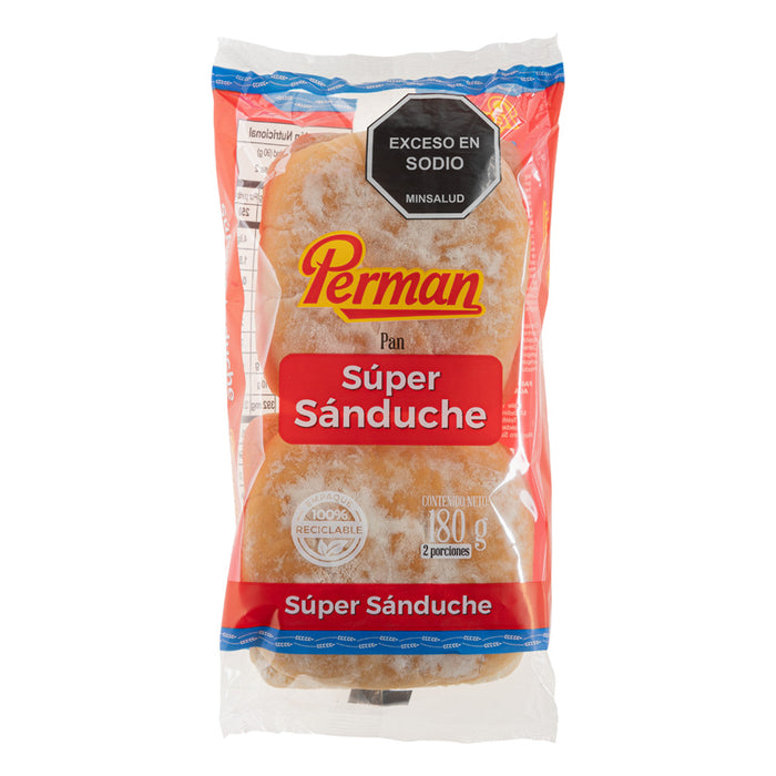 PAN SUPER SANDUCHE  PERMAN