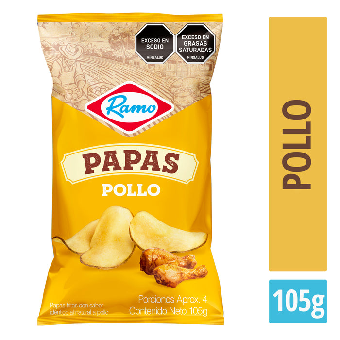 PAPAS DE POLLO RAMO 105G