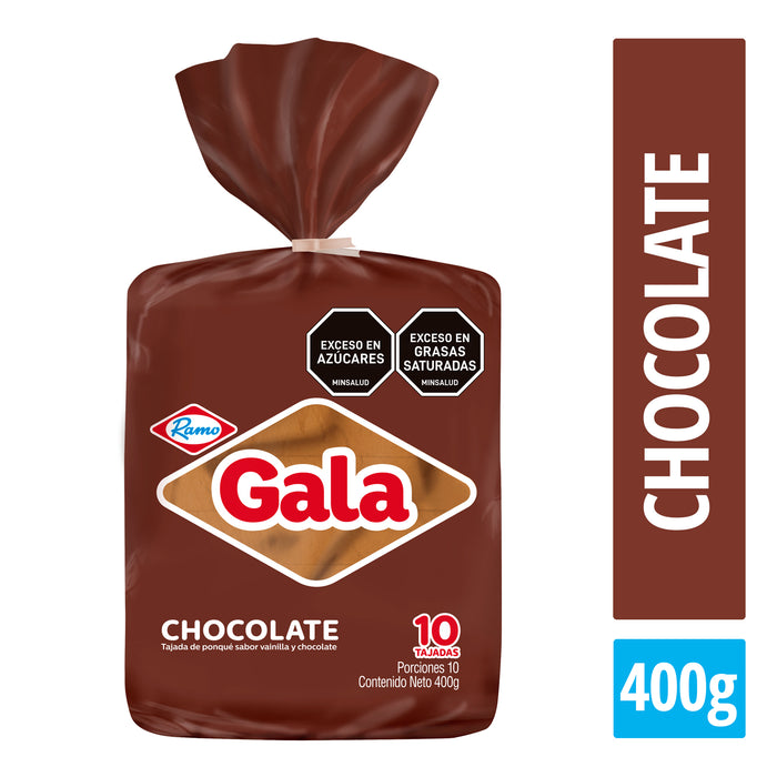 PONQUE BLOQUE GALA RAMO 400G CHOCOLATE