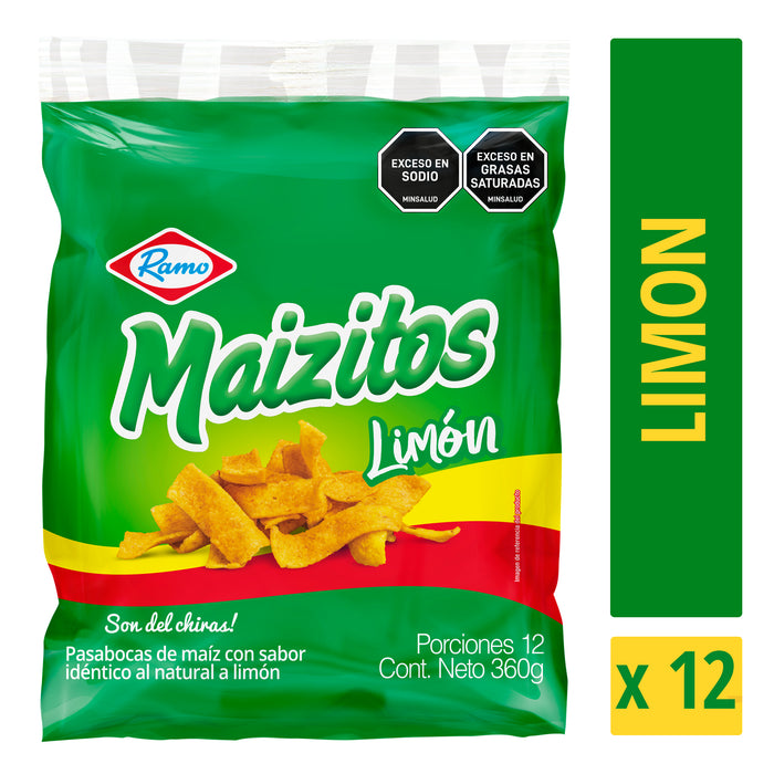 MAIZITOS LIMON RAMO 360G 12U