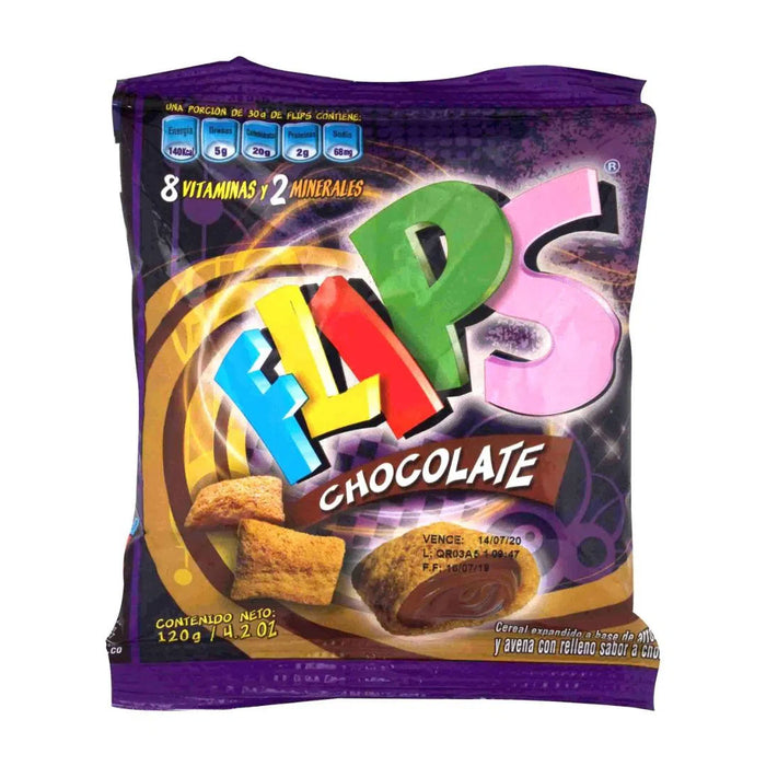 CEREAL FLIPS 120G CHOCOLATE