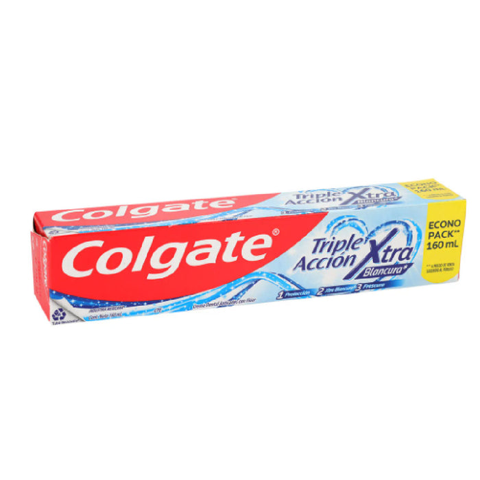 CREMA DENTAL COLGATE TRIPLE ACCIÓN XTRA BLANCURA 160ML