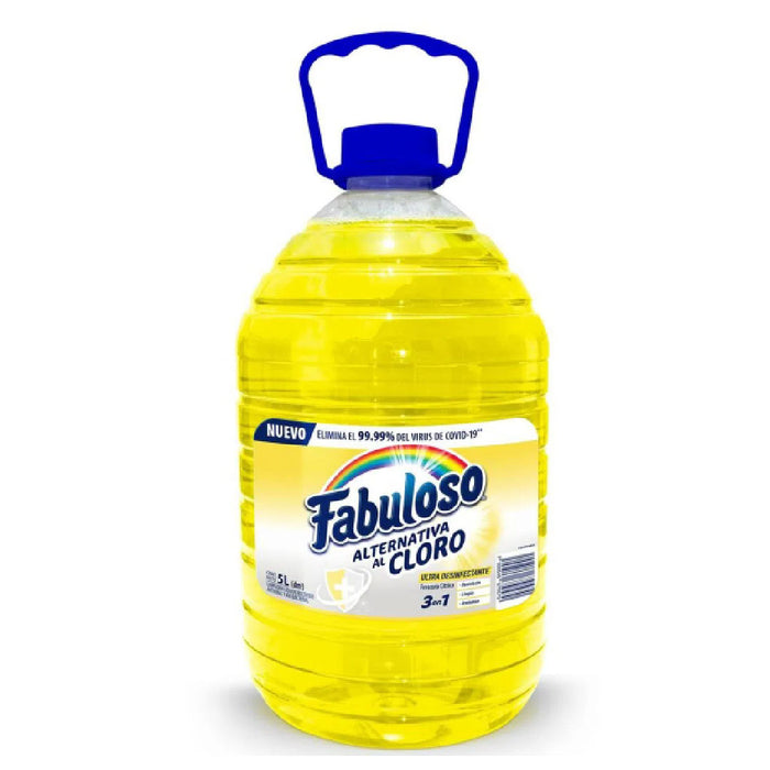 LIMPIA PISOS FABULOSO ALTERNATIVA ULTRA DESINF FRESCURA CÍTRICA 5L