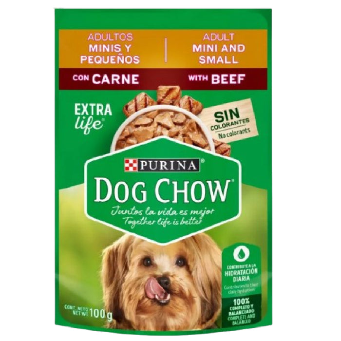 ALIMENTO DOGCHOW 100G ADULTOS MINI CARNE