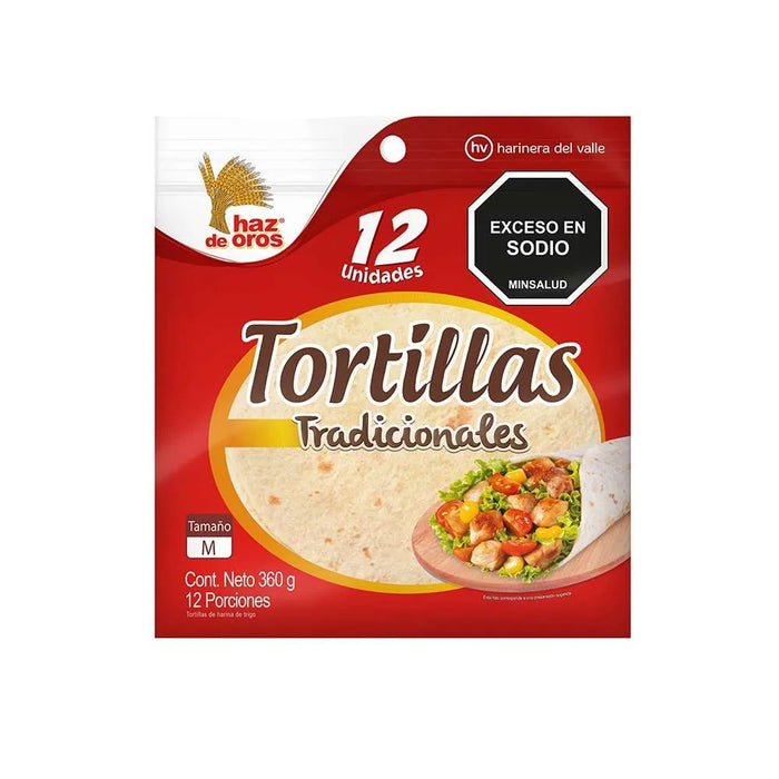 TORTILLA HAZ DE OROS 12U 360G