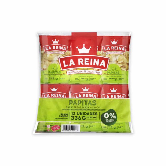 PAPA LA REINA 12U 336G LIMON