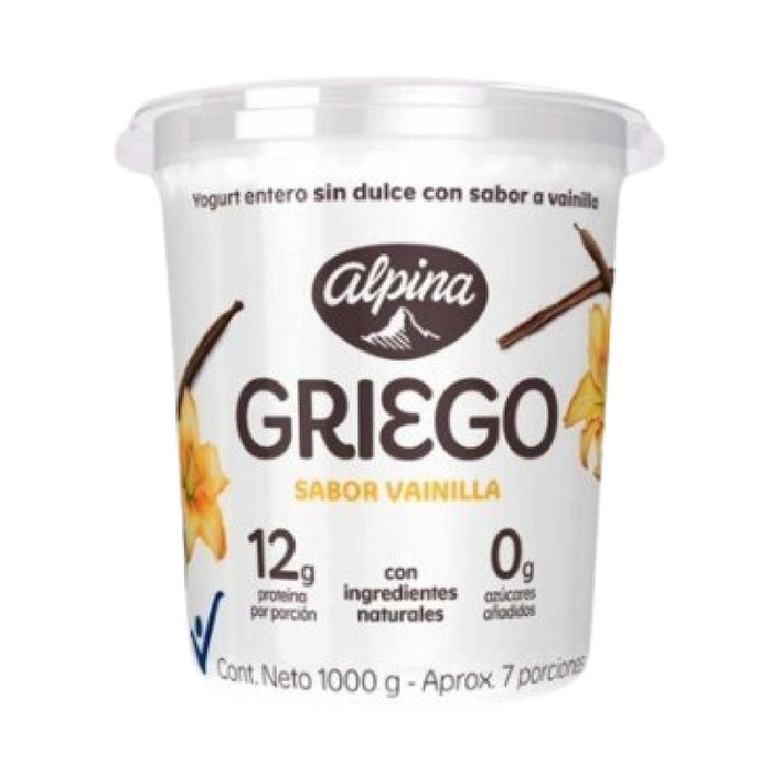 YOGURT GRIEGO ALPINA 1000G VAINILLA