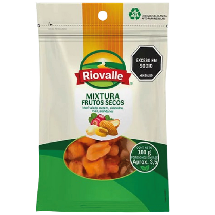 MIXTURA FRUTO SECO RIOVALLE 200G