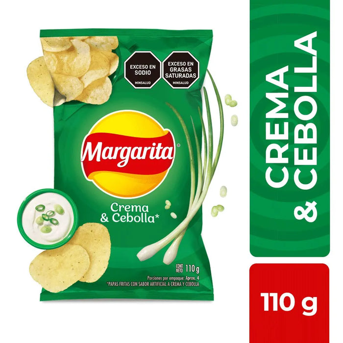 PAPA MARGARITA 110G CREMA Y CEBOLLA