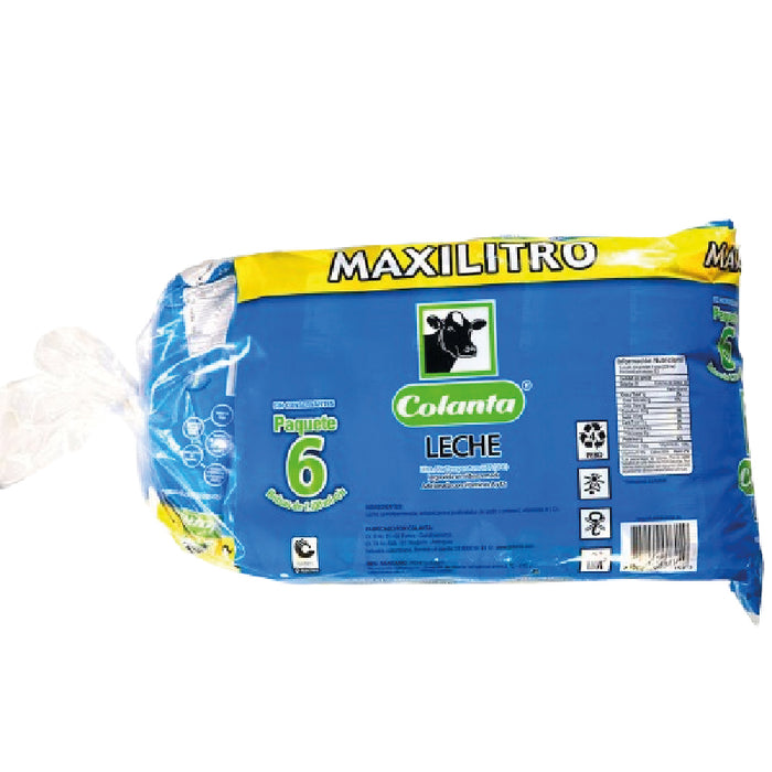 LECHE COLANTA 6U 1100ML SEMIDESCREMADA