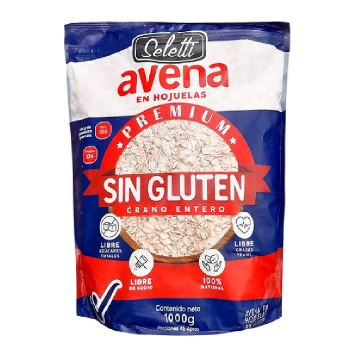 AVENA HOJUELAS SELETTI 1000G SIN GLUTEN