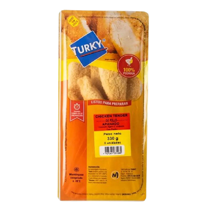 CHIKEN TENDER TURKY 330G APANADO