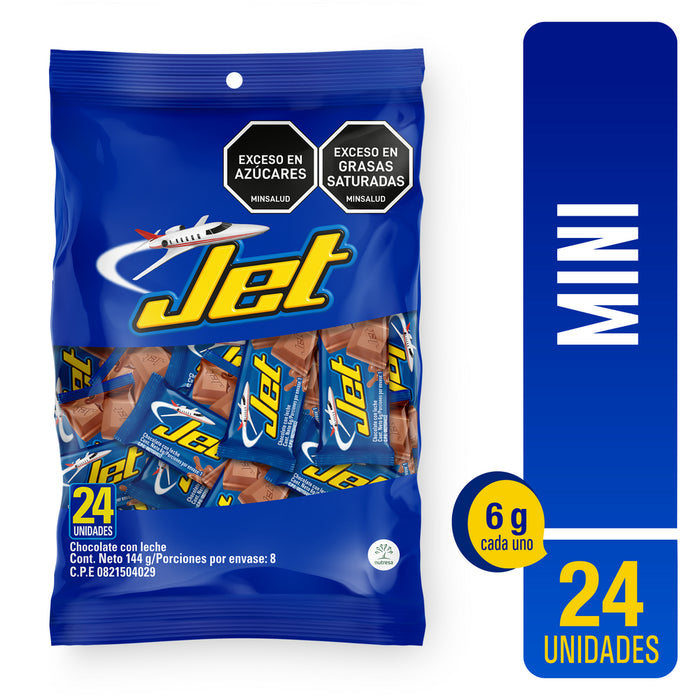 CHOCOLATINA JET 24U 144G LECHE