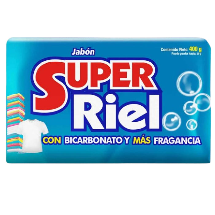 JABON SUPER RIEL 400G BICARBONATO