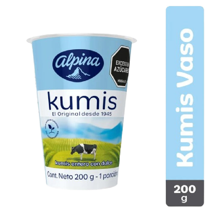 KUMIS ALPINA 200G NATURAL VASO