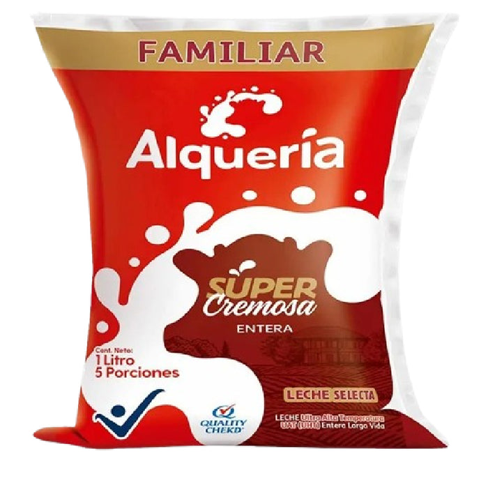 LECHE ENTERA ALQUERIA 1000ML SUPERCREMOS