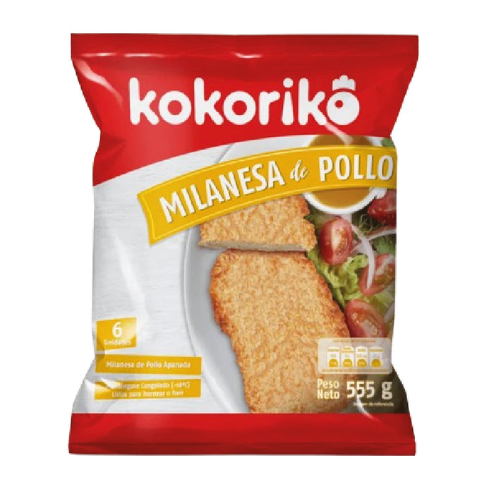 MILANESA DE POLLO KOKORIKO 6U 555G