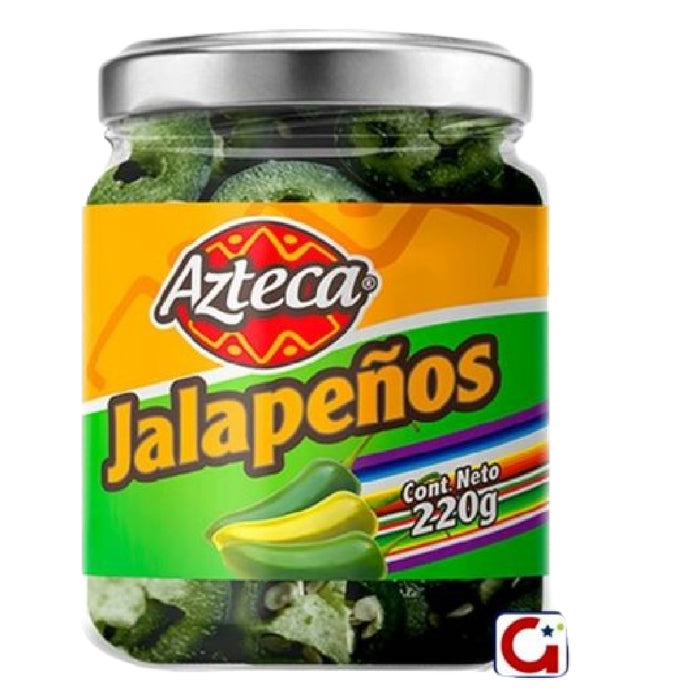 JALAPENO AZTECA 220G RODAJAS FRASCO