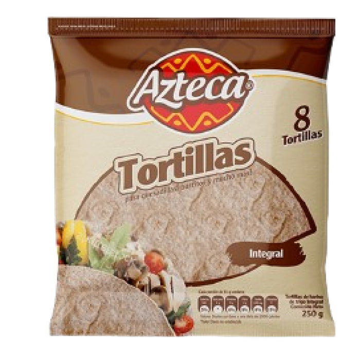 TORTILLA FAJITA AZTECA 8U 250G INTEGRAL