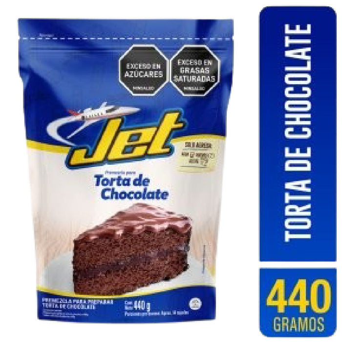 PREMEZCLA TORTA JET 440G CHOCOLATE BOLSA