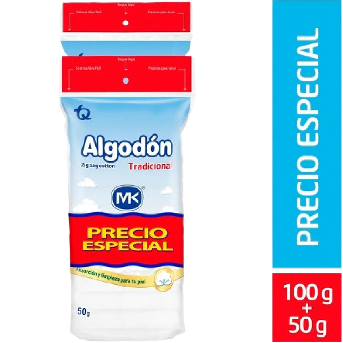 ALGODON MK 150G+100G ZIGZAG OFERTA