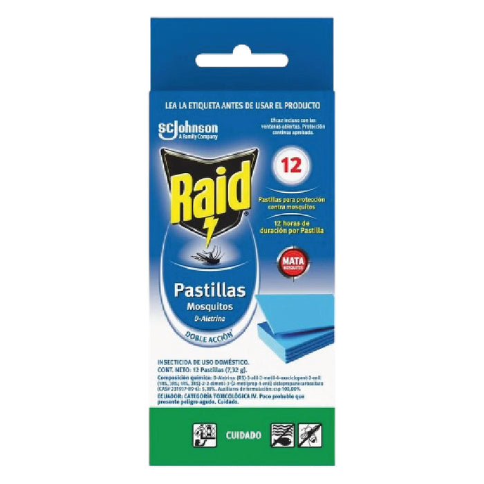 PASTILLA RAID 12U REPUESTO