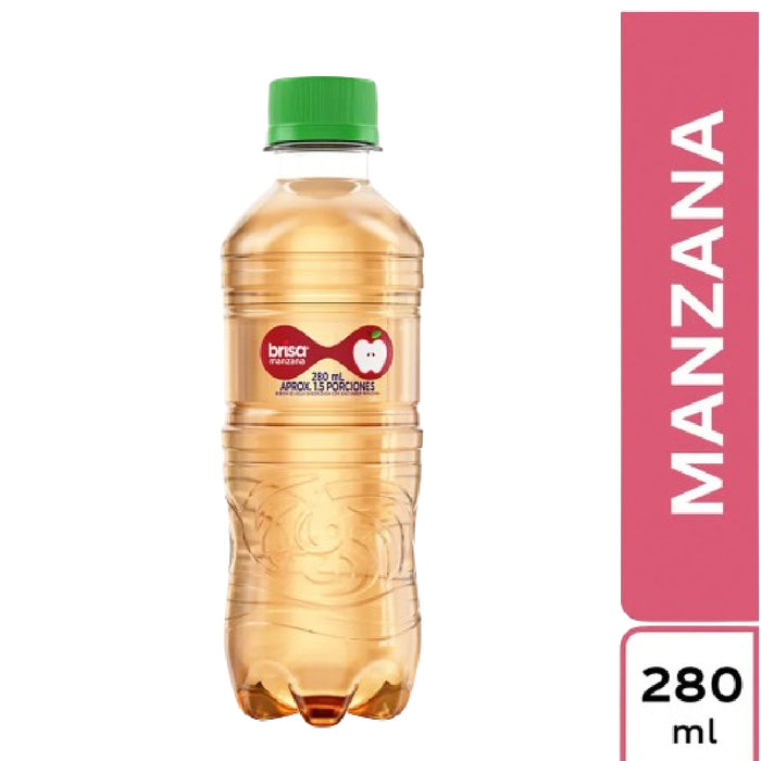 AGUA BRISA 280ML MANZANA