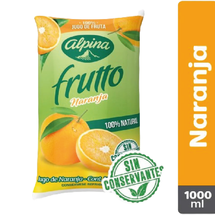 JUGO FRUTTO 1000ML NARANJA